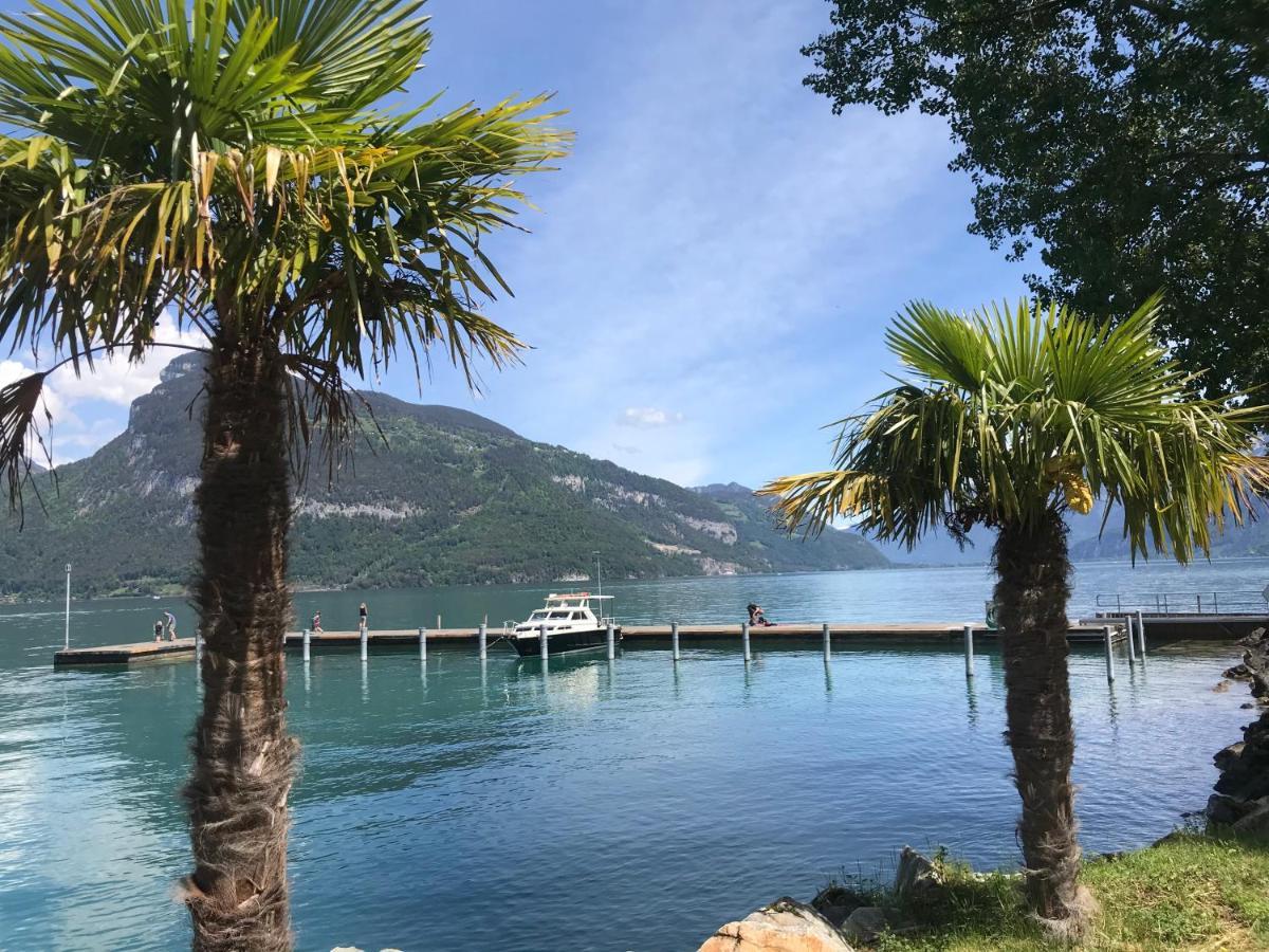Moderne Unterkunft Mit Panoramablick Auf Thunersee Krattigen Exterior photo
